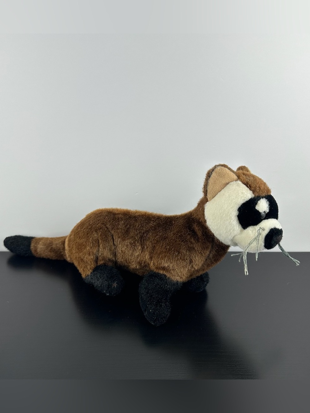Gund Rare Black Footed Ferret 14” #46128 Plush Stuffed Animal